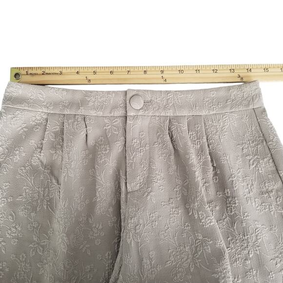 Free People Jacquard  Floral High Rise Shorts, Size 4 - Picture 8 of 11